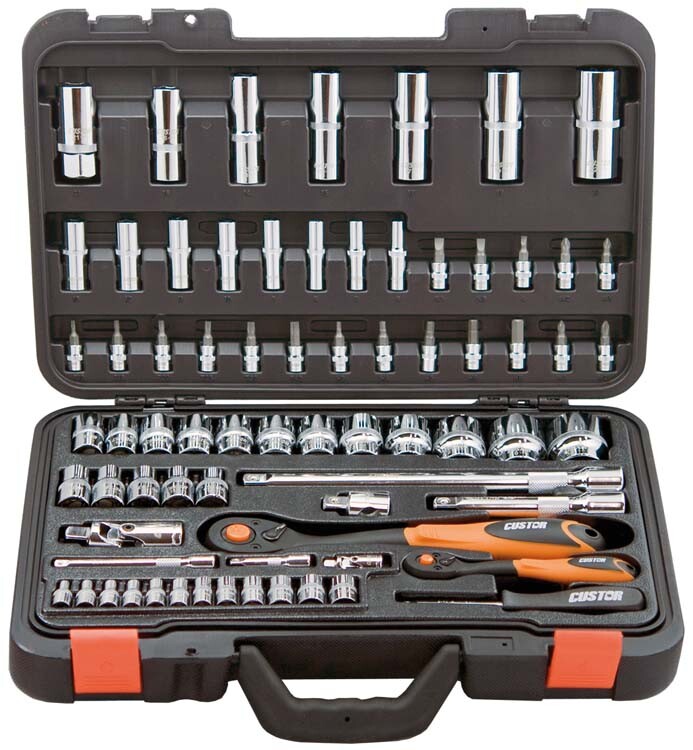 Coffret douille mâle et femelle TORX® 1/4'' – 3/8'' – 1/2'' – KS TOOLS